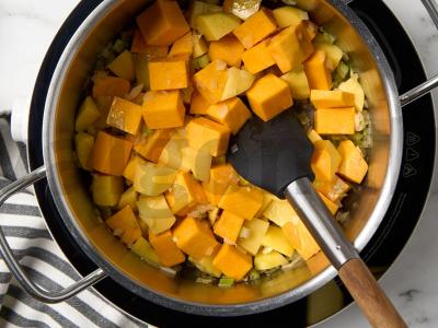 Aromatingas lęšių sriuba su džiovintais pomidorais Žingsnis 3