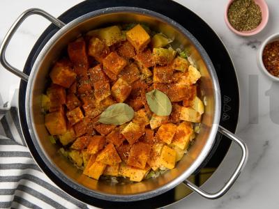 Aromatingas lęšių sriuba su džiovintais pomidorais Žingsnis 4