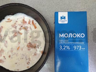 Spagečiai karbonara su voveraitėmis pietums Žingsnis 4