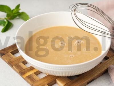 Pipirinių sausainių su šviežia mėta Žingsnis 1