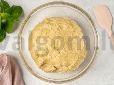 Pipirinių sausainių su šviežia mėta Žingsnis 4