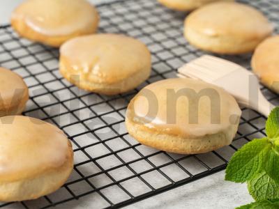 Pipirinių sausainių su šviežia mėta Žingsnis 7