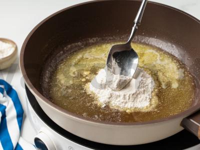 Žiulienas su sūrio plutele Žingsnis 4