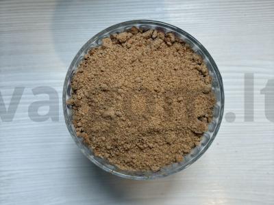 Sluoksniuotas desertas iš avižinių sausainių, džemo ir kremo Žingsnis 8