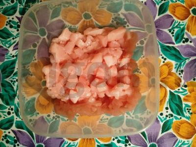 Smulkintos kotletai su žolelėmis ir česnaku Žingsnis 1