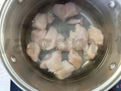 Švelnus vištienos paštetas su avižomis ir ryžiais Žingsnis 1