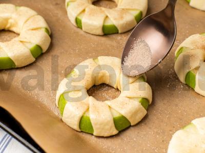 Obuolių žiedai Žingsnis 4