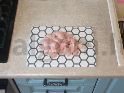 Vištienos filė su brokoliais švelniame grietinėlės padaže Žingsnis 1