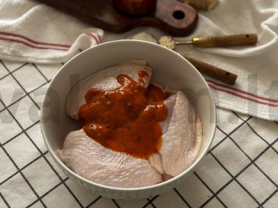 Vištienos šlaunelės Tom Yum padaže Žingsnis 1