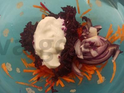 Salotos su burokėliais ir morkomis korėjietiškai Žingsnis 3