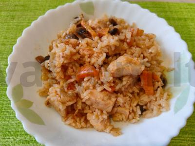 Ryžiai su mėsa, daržovėmis ir prieskoniais Žingsnis 13