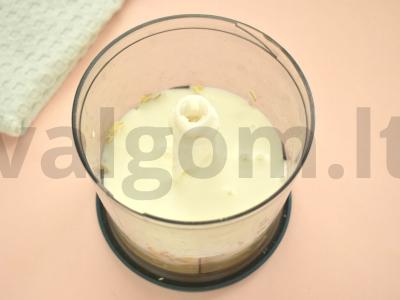 Banano ir avižų dribsnių smoothie Žingsnis 4