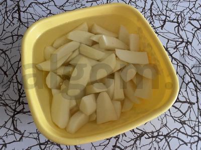 Traškūs bulvių skiltelės Žingsnis 1