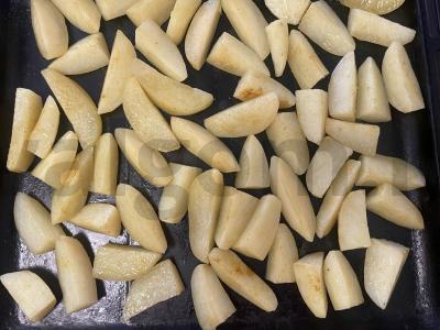 Traškūs bulvių skiltelės Žingsnis 4