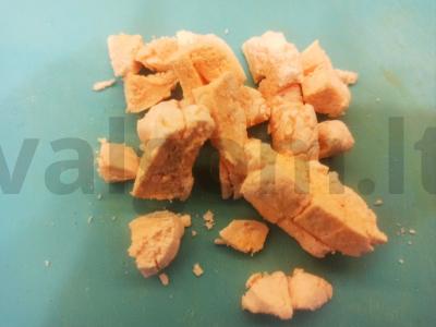 Vaisių salotos su obuoliu, mandarinų ir zefyru Žingsnis 2