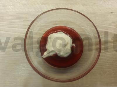 Vaisių salotos su obuoliu, mandarinų ir zefyru Žingsnis 3