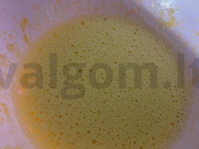 Ploni blynai su pieno pasta Žingsnis 2