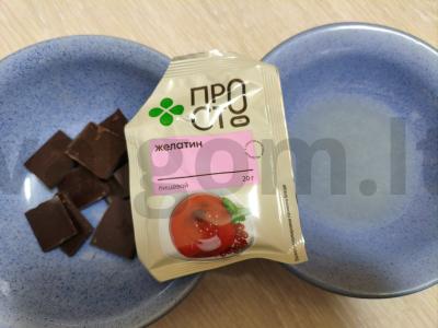 Šokoladinis musas su avižų pienu Žingsnis 1