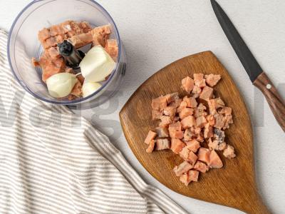 Koldūnai su lašiša Žingsnis 2