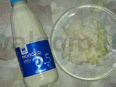 Vištienos kepenėlės piene Žingsnis 2