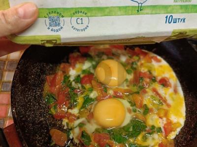 Kiaušinienė su daržovių mišiniu Žingsnis 5