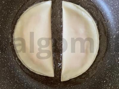 Čeburekai su faršu iš picos tešlos Žingsnis 6