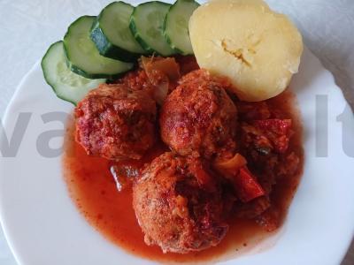 Patingėjęs maltinukas su daržovėmis iš kalakutienos pagrindine nuotrauka