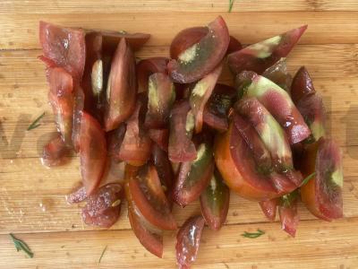 Daržovių salotas „Lengvumas“ Žingsnis 3