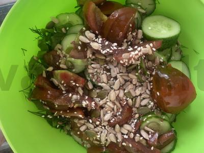 Daržovių salotas „Lengvumas“ Žingsnis 5