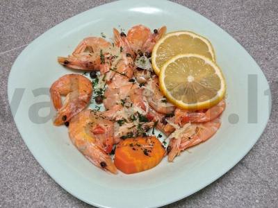 Kvapnūs karališki krevetės per 15 minučių pagrindine nuotrauka