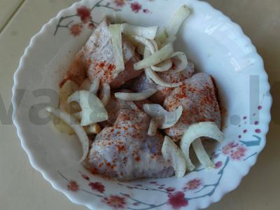 Lobio su vištiena, prieskoniais ir žolelėmis Žingsnis 2