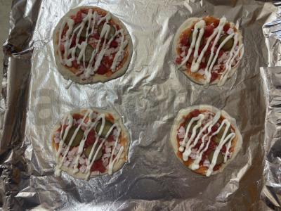 Skani pica ant mielinės tešlos Žingsnis 8