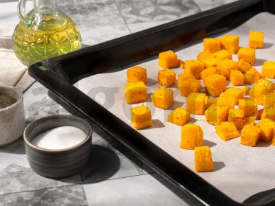 Salotos su keptomis daržovėmis Žingsnis 2