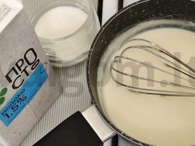 Lazanija su pievagrybiais ir sūriu Žingsnis 5