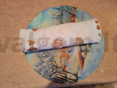 Tortilija su sūriu ir konservuotais ananasais Žingsnis 6