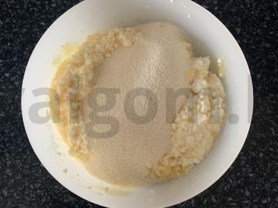 Patingėlių virtinukai su manų kruopomis Žingsnis 2