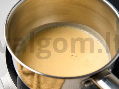 Hollandiškas padažas iš kiaušinių Žingsnis 6