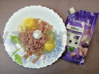 Skrebučiai su dešrelėmis pusryčiams Žingsnis 4