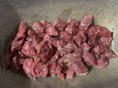 Plovas su jautienos filė ir ciberžole Žingsnis 1