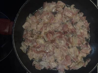 Karbonares makaronai su grietinėlės padažu Žingsnis 2