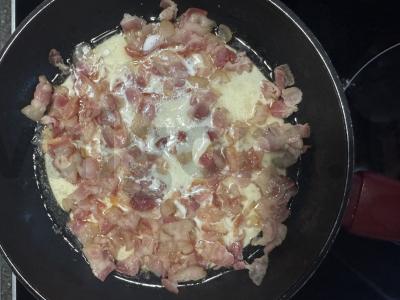 Karbonares makaronai su grietinėlės padažu Žingsnis 3