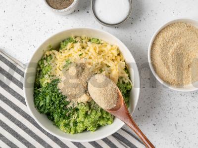 Brokolių kotletai orkaitėje Žingsnis 4