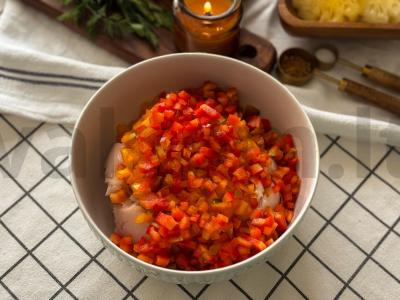 Vištienos lizdai su ananasais ir sūriu Žingsnis 1