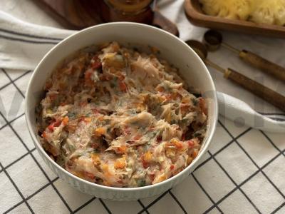 Vištienos lizdai su ananasais ir sūriu Žingsnis 4