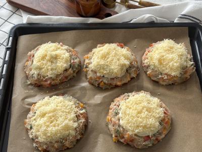 Vištienos lizdai su ananasais ir sūriu Žingsnis 9