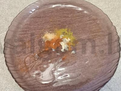 Kiauliena gruziniškai su marinuotais svogūnais Žingsnis 3