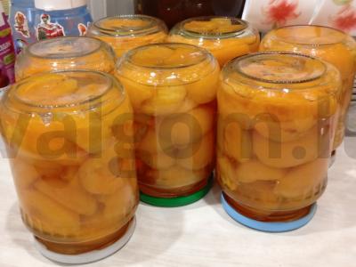 Abrikosai sirupe Žingsnis 11