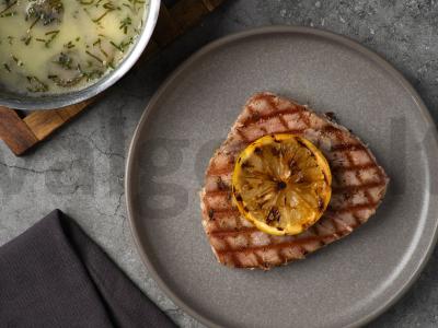 Ant groteli keptas tunas su citrina Žingsnis 5