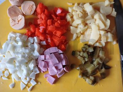 Olivje „Lengva klasika“ Žingsnis 2