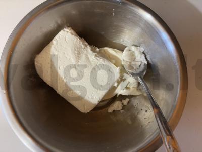 Varškės kremas-čiz Žingsnis 1